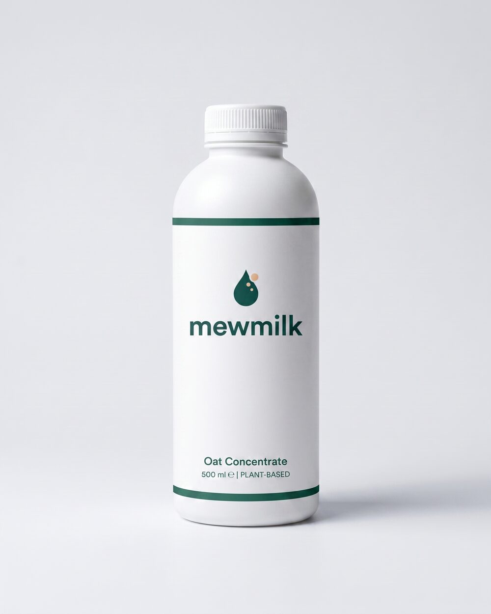 500ml Oat Concentrate bottle, studio light